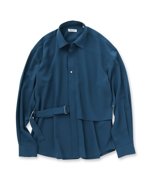 tk.TAKEO KIKUCHI(ティーケータケオキクチ)の「◆なめらかタイロッケンシャツ(シャツ/ブラウス・メンズ・ブルー/ブラック/ベージュ・01/02/03)」の6枚目の写真