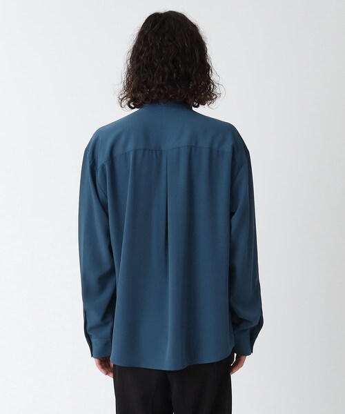 tk.TAKEO KIKUCHI(ティーケータケオキクチ)の「◆なめらかタイロッケンシャツ(シャツ/ブラウス・メンズ・ブルー/ブラック/ベージュ・01/02/03)」の16枚目の写真