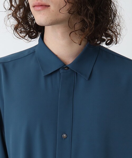 tk.TAKEO KIKUCHI(ティーケータケオキクチ)の「◆なめらかタイロッケンシャツ(シャツ/ブラウス・メンズ・ブルー/ブラック/ベージュ・01/02/03)」の13枚目の写真