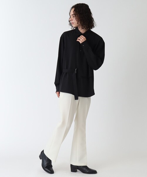 tk.TAKEO KIKUCHI(ティーケータケオキクチ)の「◆なめらかタイロッケンシャツ(シャツ/ブラウス・メンズ・ブルー/ブラック/ベージュ・01/02/03)」の18枚目の写真