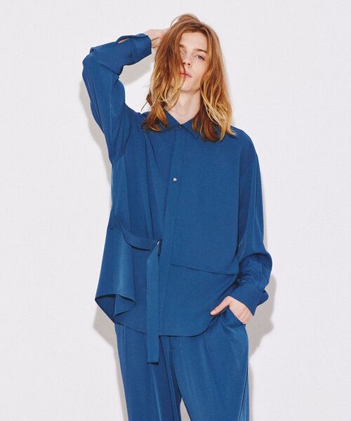 tk.TAKEO KIKUCHI(ティーケータケオキクチ)の「◆なめらかタイロッケンシャツ(シャツ/ブラウス・メンズ・ブルー/ブラック/ベージュ・01/02/03)」の22枚目の写真