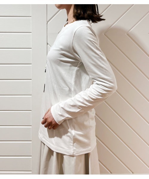 【セール】【DESERT ROSE/デザートローズ】WOMENプリント装飾カットソー(Tシャツ/カットソー)|Desert Rose(デザートローズ) 【セール】【DESERT ROSE/デザートローズ】WOMENプリント装飾カットソー(Tシャツ/カットソー)|Desert Rose(デザートローズ)