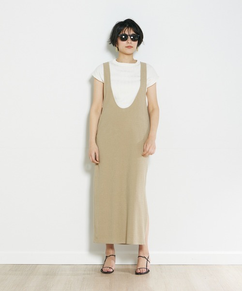 INED CLARO(イネドクラロ)の「コットンMIXフレンチスリーブニット(ニット/セーター・レディース・オフホワイト/サックスブルー/オレンジ・フリー)」の10枚目の写真