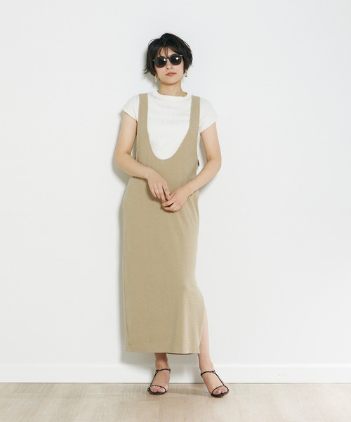 INED CLARO(イネドクラロ)の「コットンMIXフレンチスリーブニット(ニット/セーター・レディース・オフホワイト/サックスブルー/オレンジ・フリー)」の12枚目の写真