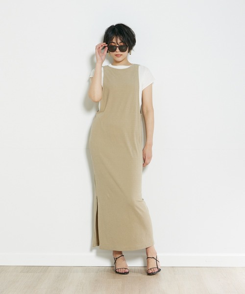 INED CLARO(イネドクラロ)の「コットンMIXフレンチスリーブニット(ニット/セーター・レディース・オフホワイト/サックスブルー/オレンジ・フリー)」の20枚目の写真