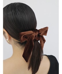 ベロアリボンシュシュ