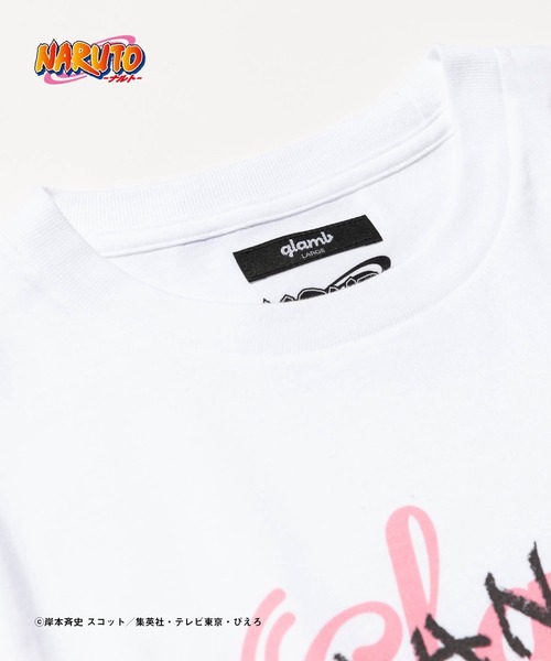 glamb(グラム)の「Sakura T / サクラT【NARUTOコラボレーション】(Tシャツ/カットソー・メンズ・ブラック/ホワイト・S/M/L/XL)」の5枚目の写真