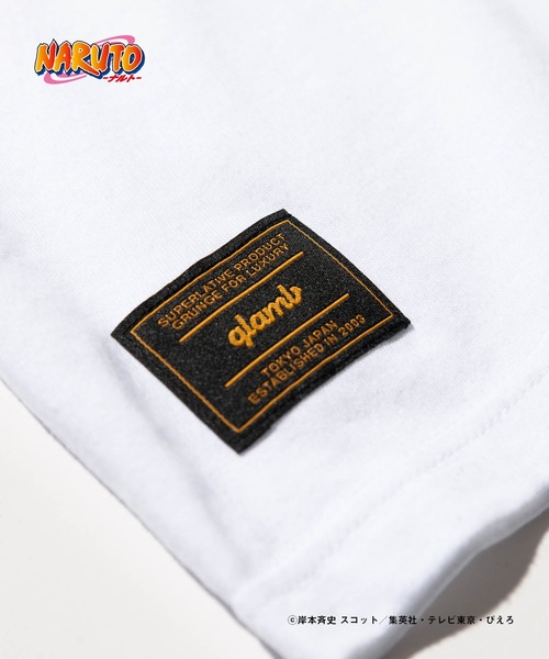 glamb(グラム)の「Sakura T / サクラT【NARUTOコラボレーション】(Tシャツ/カットソー・メンズ・ブラック/ホワイト・S/M/L/XL)」の6枚目の写真