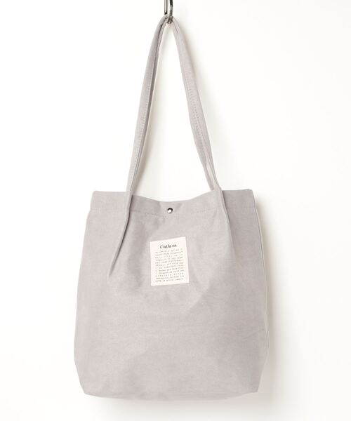 SETUP7（セットアップセブン）の「【SETUP7】A4収納ハンドルタックトートバッグ SNBD（トートバッグ・レディース・ベージュ/シルバー/ブルー/グレー/ブラック/ライトベージュ/マルチ/ベージュ系その他3/グレー系その他3/ブルー系その他2/ブラック系その他2/ピンク系その他3/その他2/ネイビー/グレー系その他4/ベージュ系2/ピンク/ブラック系その他3/グレー系その他2/ブラック系その他4/ベージュ系その他4/ベージュ系その他2/グレイッシュベージュ・FREE）」の8枚目の写真