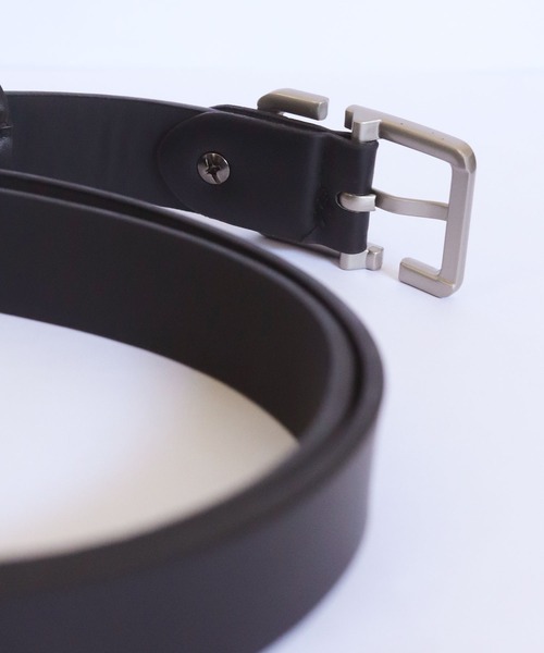 florist(フローリスト)の「【長さ調節可】 メンズ・レディース兼用 シルバーバックルシンプルPUレザーベルト(ベルト・レディース・ベージュ/キャメル/ブラック/ブラック系その他2/ブラック系その他3・105cm)」の11枚目の写真