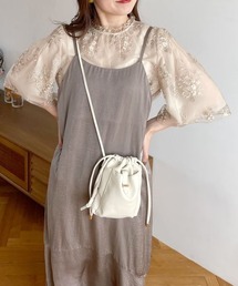 フローラルレースシアーSSブラウス 188201