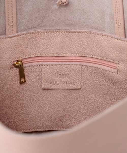 BEARDSLEY(ビアズリー)の「Hoaw./レザーTOTE(トートバッグ・レディース・ピンク/ブルー/グリーン/ベージュ・FREE)」の11枚目の写真