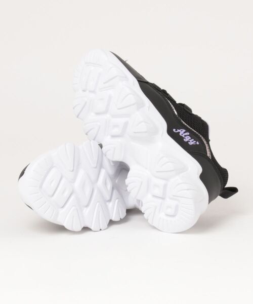 algy（アルジー）の「（ALGY） ゴツめボリュームソール軽量スニーカー（スニーカー・キッズ・ブラック/ホワイト/ブルー・21.0cm/23.0cm/22.0cm/20.0cm/24.0cm）」の5枚目の写真