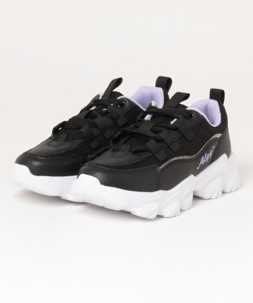 algy（アルジー）の「（ALGY） ゴツめボリュームソール軽量スニーカー（スニーカー・キッズ・ブラック/ホワイト/ブルー・21.0cm/23.0cm/22.0cm/20.0cm/24.0cm）」の7枚目の写真