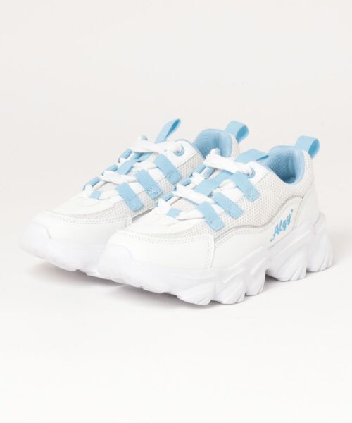 algy（アルジー）の「（ALGY） ゴツめボリュームソール軽量スニーカー（スニーカー・キッズ・ブラック/ホワイト/ブルー・21.0cm/23.0cm/22.0cm/20.0cm/24.0cm）」の8枚目の写真