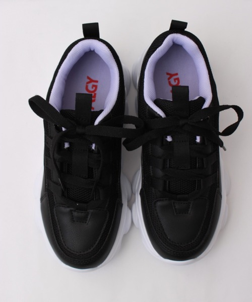 algy（アルジー）の「（ALGY） ゴツめボリュームソール軽量スニーカー（スニーカー・キッズ・ブラック/ホワイト/ブルー・21.0cm/23.0cm/22.0cm/20.0cm/24.0cm）」の9枚目の写真