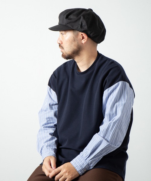 Retter（レッター）の「Vintage Black Cas / ヴィンテージブラックキャス（キャスケット・メンズ・ブラック・MEDIUM/LARGE）」の8枚目の写真