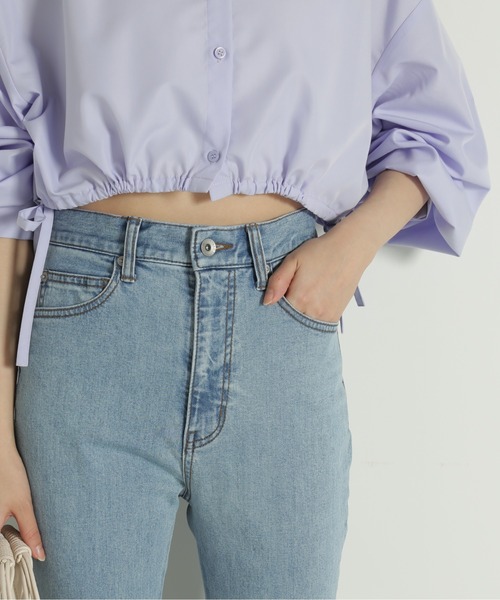 FREE'S MART（フリーズマート）の「三角パネルフレアデニム（その他パンツ・レディース・ブルー系その他2/ブラック系その他・SMALL/MEDIUM）」の14枚目の写真