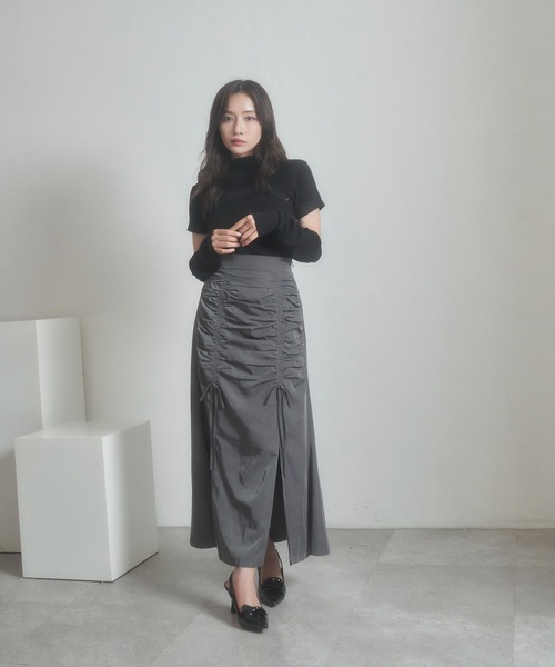 ANDGEEBEE(アンジービー)の「ボタンニットトップス(ニット/セーター・レディース・グレー/ブラック・MEDIUM)」の19枚目の写真