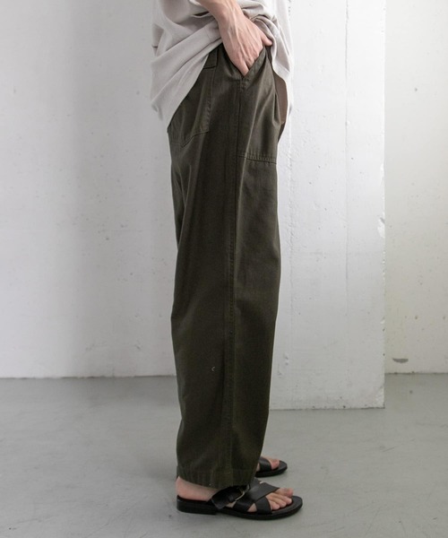 FORK&SPOON（フォークアンドスプーン）の「FORK&SPOON　1タック ベイカーパンツ（その他パンツ・メンズ・オリーブ/ブルー系その他・4/5）」の15枚目の写真
