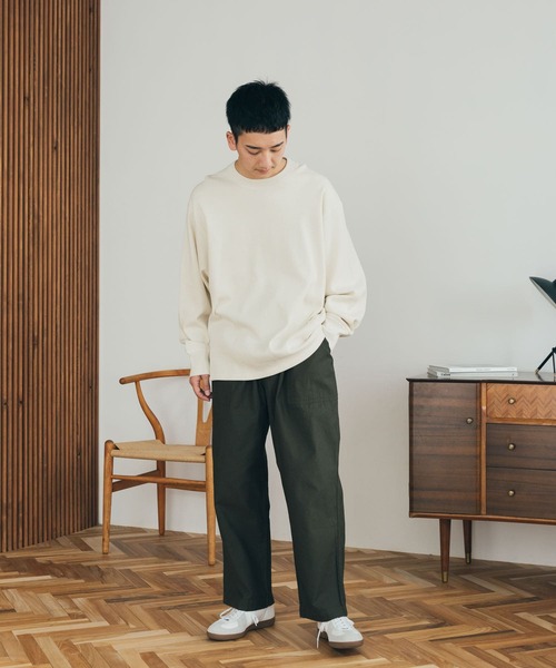 FORK&SPOON（フォークアンドスプーン）の「FORK&SPOON　1タック ベイカーパンツ（その他パンツ・メンズ・オリーブ/ブルー系その他・4/5）」の16枚目の写真