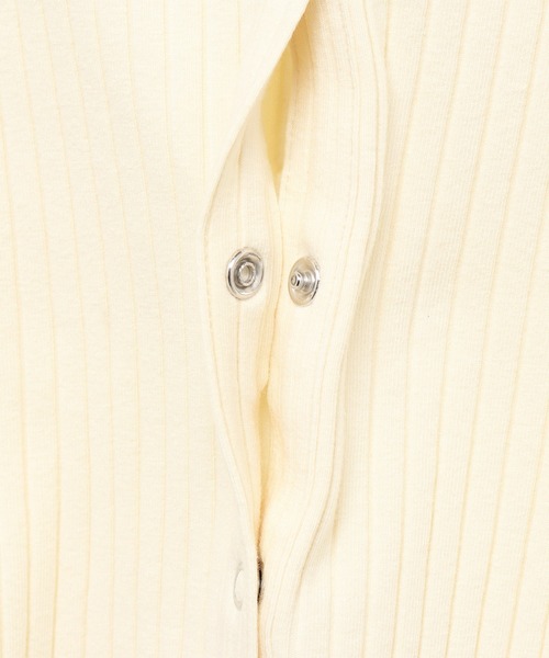 ROXY（ロキシー）の「ROXY RIB SHORTSLEEVE/ロキシー半袖ショート丈リブTシャツ（Tシャツ/カットソー・レディース・グリーン/ブラック/ナチュラル・SMALL/MEDIUM/LARGE）」の13枚目の写真