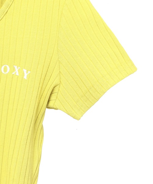 ROXY（ロキシー）の「ROXY RIB SHORTSLEEVE/ロキシー半袖ショート丈リブTシャツ（Tシャツ/カットソー・レディース・グリーン/ブラック/ナチュラル・SMALL/MEDIUM/LARGE）」の20枚目の写真