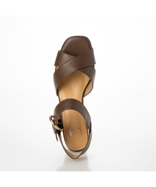 ing（イング）の「26SS新色追加【WEB限定】【3E】ストラップクロスサンダル（サンダル・レディース・アイボリー/ブラック/カーキ/シルバー/ブラウン/オレンジ/アンティークシルバー/キナリ・22.5cm/23cm/24cm/23.5cm/24.5cm）」の16枚目の写真