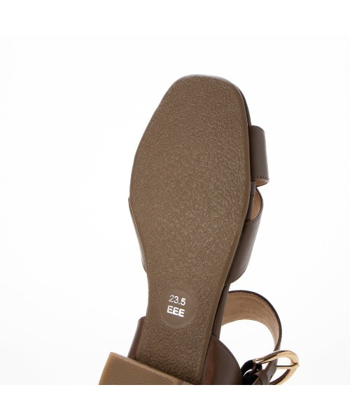 ing（イング）の「26SS新色追加【WEB限定】【3E】ストラップクロスサンダル（サンダル・レディース・アイボリー/ブラック/カーキ/シルバー/ブラウン/オレンジ/アンティークシルバー/キナリ・22.5cm/23cm/24cm/23.5cm/24.5cm）」の17枚目の写真