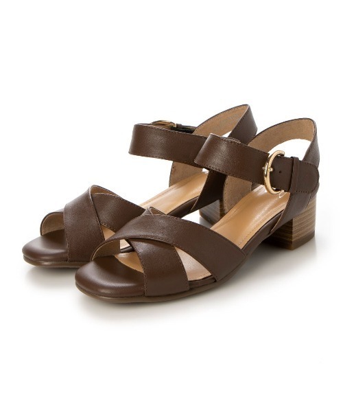 ing（イング）の「26SS新色追加【WEB限定】【3E】ストラップクロスサンダル（サンダル・レディース・アイボリー/ブラック/カーキ/シルバー/ブラウン/オレンジ/アンティークシルバー/キナリ・22.5cm/23cm/24cm/23.5cm/24.5cm）」の21枚目の写真