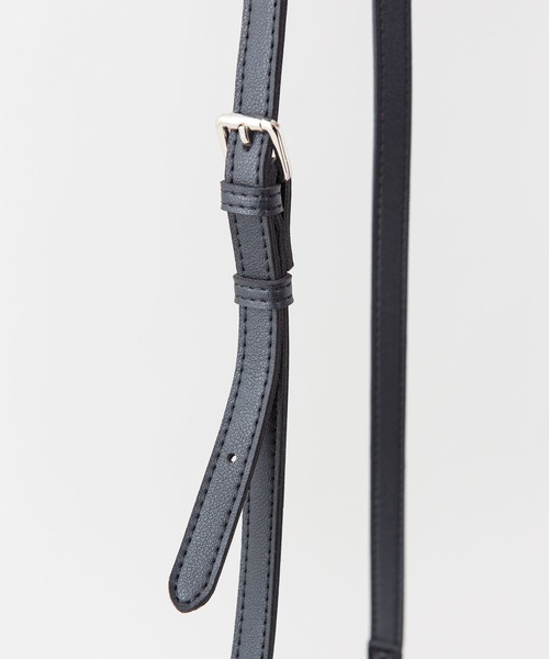 Blue Standard (ブルースタンダード)の「【BLUE STANDARD/ブルースタンダード】フロントポケットスクエアショルダーバッグ ミニショルダーバッグ(ショルダーバッグ・メンズ・グレー/ライトブラウン/ブラック・FREE)」の5枚目の写真