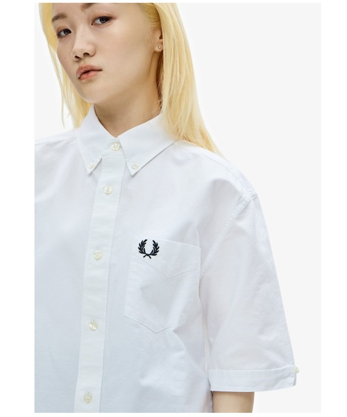FRED PERRY（フレッドペリー）の「Oxford Shirt（シャツ/ブラウス・メンズ・ホワイト/ライトグレー/ネイビー/ブルー/グレー/オフホワイト/グリーン・S/M/L）」の15枚目の写真