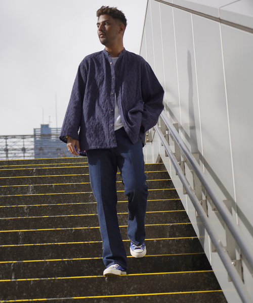 JOINT WORKS(ジョイントワークス)の「EMBROIDERY RG シャツ(シャツ/ブラウス・メンズ・アイボリー/ネイビー・MEDIUM/LARGE)」の10枚目の写真