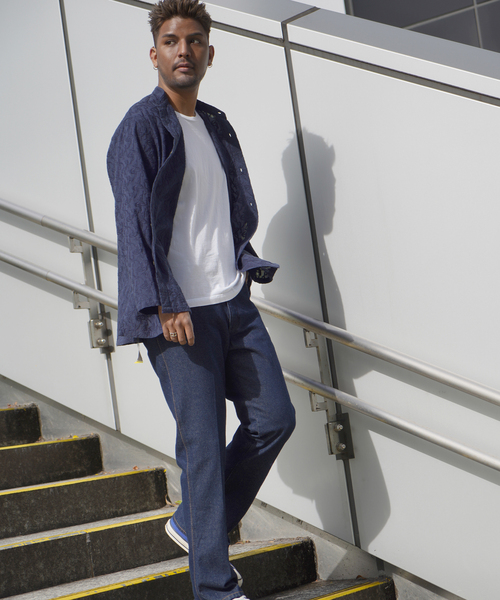 JOINT WORKS(ジョイントワークス)の「EMBROIDERY RG シャツ(シャツ/ブラウス・メンズ・アイボリー/ネイビー・MEDIUM/LARGE)」の11枚目の写真