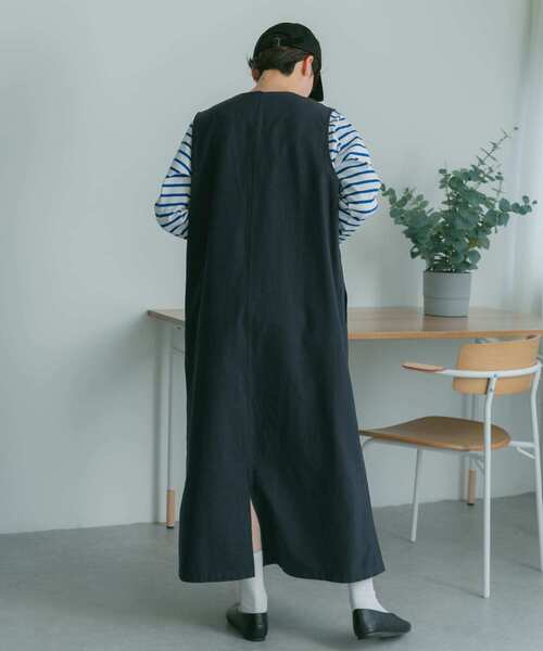FORK&SPOON　テントラインUネックワンピース BLACK 1 FORK&SPOON テントラインUネックワンピース[DFA5-26V138]｜URBAN