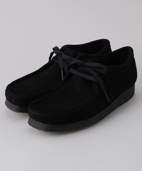 Clarks（クラークス）の「Clarks/クラークス Wallabee / ワラビー（モカシン/デッキシューズ・メンズ・ブラック/ベージュ・6/6.5/8.5/9/8/7/7.5）」の2枚目の写真