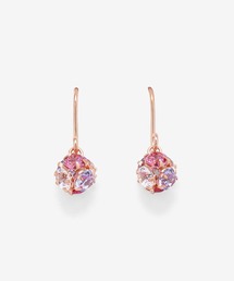 K10 ピンクゴールド キュービックジルコニア フック ピアス BLOOM/ブルーム
