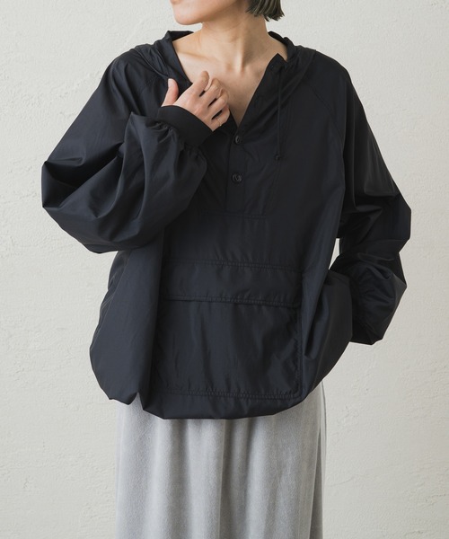 earthy 　アーシー　アノラック earthy（アーシー）の「【撥水/UVカット】シアーナイロン