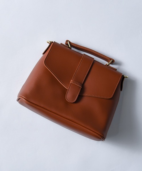 folka（フォルカ）の「3-RM   ワンハンドル ショルダー付ハンドバッグ（ショルダーバッグ・レディース・グレー/ブラック/ベージュ/ブラウン・ONE SIZE）」の3枚目の写真