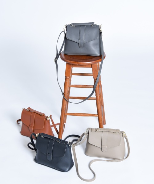 folka（フォルカ）の「3-RM   ワンハンドル ショルダー付ハンドバッグ（ショルダーバッグ・レディース・グレー/ブラック/ベージュ/ブラウン・ONE SIZE）」の5枚目の写真