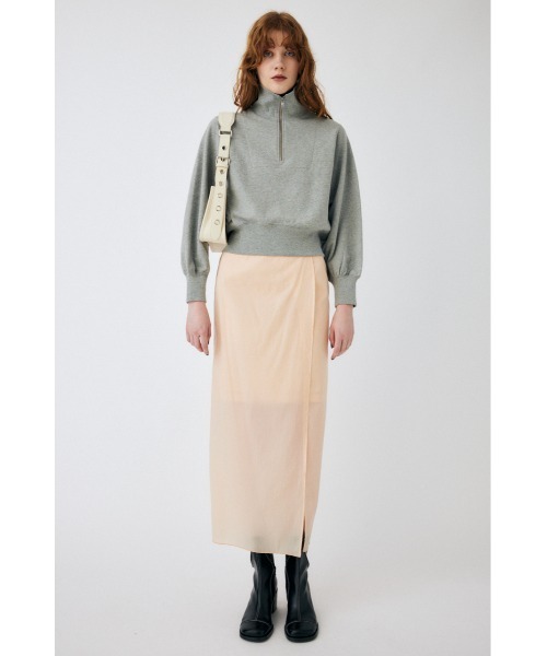 moussy - moussy マウジー HALF ZIP SWEAT シャツ ハーフジップ MOUSSY | BILLYBURG PATCHED プルオーバー (スウェット