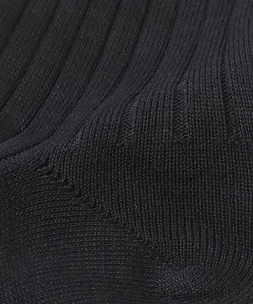 EDIFICE（エディフィス）の「リブソックス（ソックス/靴下・メンズ・ブルー/ホワイト/チャコールグレー/ブラック/ベージュ/オレンジ系その他・FREE）」の7枚目の写真