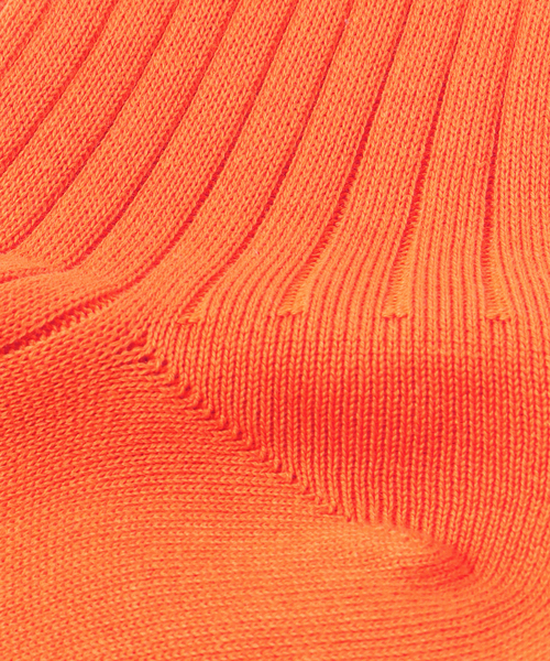 EDIFICE（エディフィス）の「リブソックス（ソックス/靴下・メンズ・ブルー/ホワイト/チャコールグレー/ブラック/ベージュ/オレンジ系その他・FREE）」の10枚目の写真