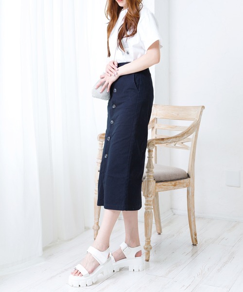 attagirl（アタガール）の「厚底タンクソールサンダル（サンダル・レディース・ブラック/シルバー系その他/ホワイト・S/M/L/LL）」の9枚目の写真