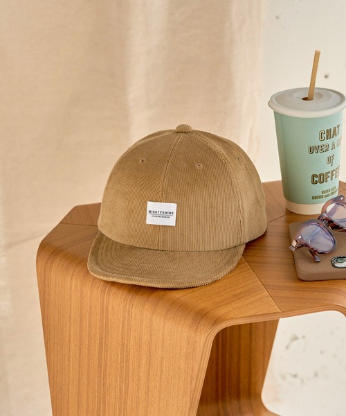 Mighty Shine(マイティシャイン)の「Upper Cap【Mighty Shine / マイティシャイン】1233015(キャップ・メンズ・ブラック/ベージュ/ブラウン・FREE)」の3枚目の写真