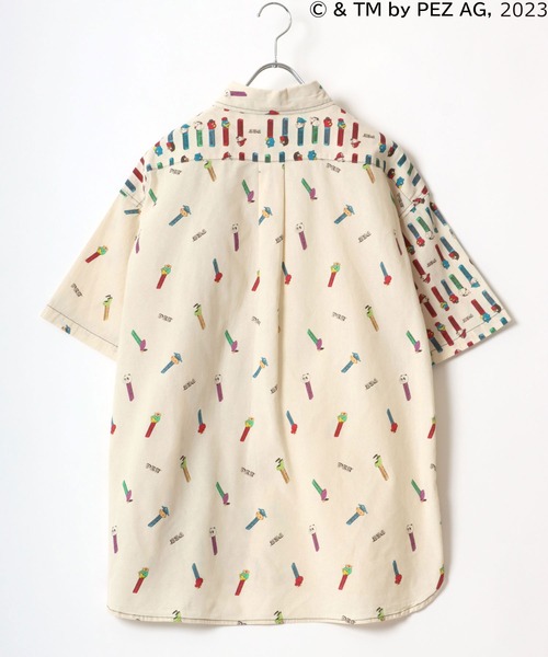 MARUKAWA（マルカワ）の「PEZ/ペッツ オーバーサイズ 総柄プリント レギュラーカラーシャツ　柄シャツ（シャツ/ブラウス・メンズ・ホワイト系その他/ホワイト系その他2/ホワイト・L/LL/M）」の18枚目の写真