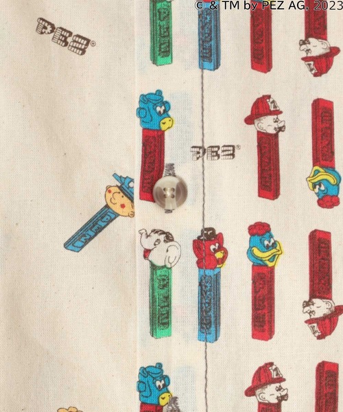 MARUKAWA（マルカワ）の「PEZ/ペッツ オーバーサイズ 総柄プリント レギュラーカラーシャツ　柄シャツ（シャツ/ブラウス・メンズ・ホワイト系その他/ホワイト系その他2/ホワイト・L/LL/M）」の14枚目の写真