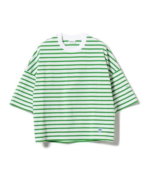 アルチビオ　ボーダー　レディースシャツ　36　新品　グリーン ORCIVAL（オーシバル）の「ORCIVAL / C213 ボーダー カットソー 23SS