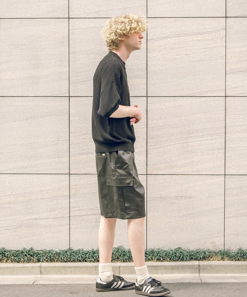 COLIN(コリン)の「COLIN:Benjamin Cotton Half Zip Knit S/S 5ゲージ コットン ハーフジップ 半袖ニット(ニット/セーター・メンズ・ネイビー/ブラック・S/M/L)」の12枚目の写真