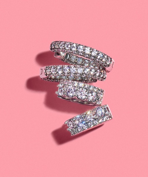 PANDORA(パンドラ)の「Pandora Timeless パヴェ シングルロー フープ シルバー ピアス(ピアス(両耳用)・レディース・シルバー・FREE)」の15枚目の写真